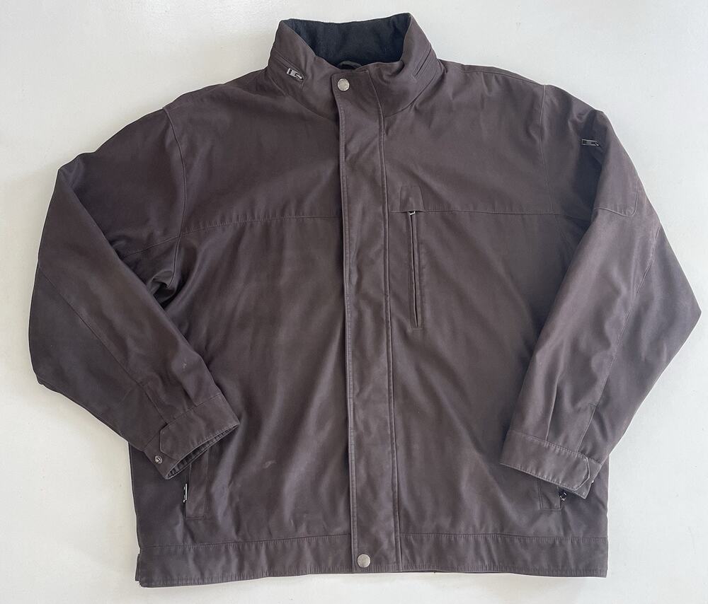 Michael Kors Jacket Mens XXL Brown Soft Shell Jacket